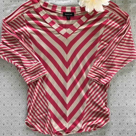 Bebe 3/4 sleeve shirt - Picture 1 of 2